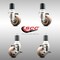 Service Caster 3 Inch 316SS High Temp Glass Filled Nylon 1-7/8 Inch Stem Caster Brake SCC, 2PK SCC-SS316EX20S314-GFNSHT-2-TLB-2-178 - alternate 2